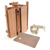 Foldable Wooden Tripod Art Easel w/Sketch Storage Drawer Case Shoulder Strap Adjustable