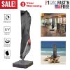 210D Waterproof Parasol Cover Fit 9-11 Feet Anti-UV Dustproof Patio Umbrella Protector Oxford for Garden Beach