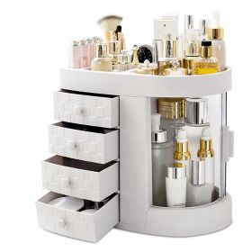 Makeupôorage Box Jewelry Display Organizer Box Desktop Cosmetic Storage Drawer Case with 4 Drawers
