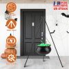 Halloween Large Witch Cauldron With 56.49ripod And Eyeball String Light Skeleton Halloween Outdoor Decoration For Porch Yard Patio Garden Living Ro