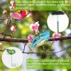 50Pcs Butterfly Stake Ornament Waterproof Yard Plant Flower Bed Pot Ornament Bendable Stake Garden Butterfly Decor