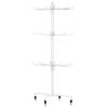 3-Tier Metal Jewelry Rack 30-Hook Necklaces Bracelets Display Stand Organizer Spinning Tower Holder