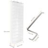 26 Pockets Over the Door Shoe Rack Hanging Shoe Organizer Shelves 26 Sections Foldable