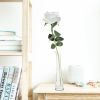 10 Pcs Artificial Rose Simulation Fake Flowers (White)