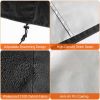 2 Packs Patio Chair Covers Waterproof Outdoor Furniture Protectornti-UV Stacking Chair Cover 47.2"x25.6"x25.6" w/ Drawstring Storage Bag