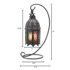 Colorful Moroccan Lantern Stand for a Vibrant Home Decor