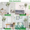 5.9FT Artificial Olive Tree Tall Fake Olive Plant Faux Potted Olive Tree with Lush Olive Branches and Fruitséth Black Planter Pot for Modern Home Of