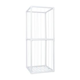 Stuffed Animal Storage PVC Plush Organizer Shelf Plush Stuffed Animal Holder Standing Kids Toy Storage Cage with Elastic Band for Nursery Play Room Be