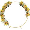 7.3FT Metal Round Balloon Arch Reusable Circle Backdrop Stand Large Wedding Party Arch Frame with Balloon Tools for Wedding Birthday!rty Photo Backg