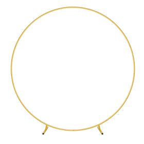 7.3FT Metal Round Balloon Arch Reusable Circle Backdrop Stand Large Wedding Party Arch Frame with Balloon Tools for Wedding Birthday!rty Photo Backg