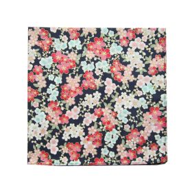 Japanese Black Sakura Ladies Handkerchief Tenugui for Bento Lunch Wrapping Wedding Decorations