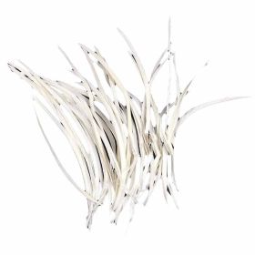 100 Pcs DIY White Artificial Feather Wedding Decor Jewelry Accessories for Arts and Crafts, 4-7 inch