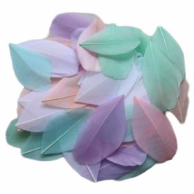300 Pcs Candy Color Artificial Feathers for DIY Crafts Wedding Baby Shower Home Party Decor, 1-3 inch