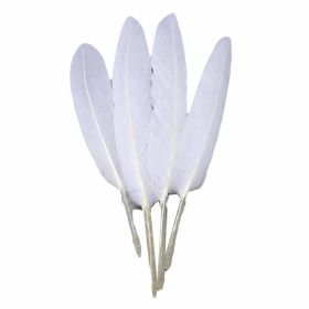 300 Pcs White Artificial Feathers Home Wedding Birthday Party Decor Feather DIY Crafts, 3-6 inch