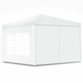 10 x 10 Feet Outdoor Side Walls Canopy Tent with 4 Removable Sidewalls