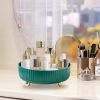 Rotating Makeup Organizer 360pinning Perfume Cosmetic Storage Tray 22LBS Load Countertop Seasoning Container for Lotion Lipstick