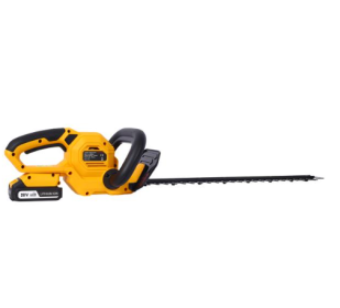 20V Cordless Hedge Trimmer, 22 Inch Steel Blade, Shock-absorbing, Including Battery And Charger (Color: Yellow)