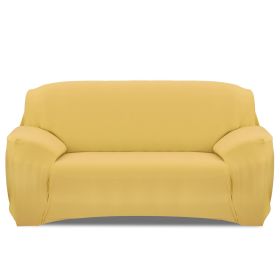 Sofa Cover Printed Stretch Sofa Furniture Cover Soft Sofa Slipcover Polyester Furniture Protector Cover (Option: SofaCoverYellowSofaCoverYellow3S)