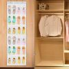 Over the Door Shoes Rack 24-Mesh-Pocket Organizer 6-Layer Hanging Storage Shelf for Shoes Slippers Small Toys Closet Cabinet