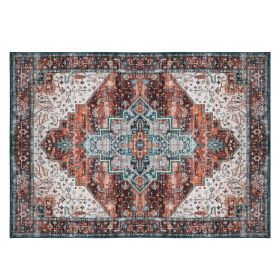 8x10FT Vintagerea Rug Modern Non Slip Carpet Boho Low Pile Soft Rug Waterproof Machine Washable Rug for Living Room Bedroométchen Dining Room Unde (Option: AreaRug8AreaRug810FTType3)
