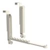 2Pcs Over The Door Hanger Hooks For Clothes Foldable Clothes Drying Rack For Laundry Coats Towels Portable Clothing Hanger Hook For 1.81In Thickness D