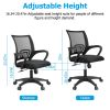 Ergonomic Mesh Office Chair 360wivel Task Chair Thick Cushion/me Desk Chairéth Adjustable Height Lumbar Support and Armrests