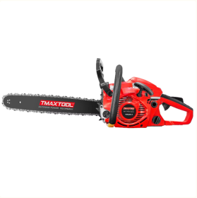 TMAXTOOL 62cc Powerful 20 Inch Gas Chainsaw With 2 Stroke - Perfect For Pruning, Limbing, And Sawmill Operations-Red (Color: Red)