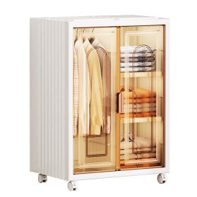 Small Wardrobe Closet Kids Wardrobe Clear Wardrobe Closet for Hanging Clothes Stackable Storage Cabinet with Magnetic Design for Living Room Bedroom D (Option: StorageBinClearStorageBinClear4Cube)