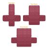 Reversible Sofa Cover Chair Loveseat Couch Slipcover Microfiber Cushion Furniture Protector Shield Water-Resistant w/ Elastic Strap for Kids Pet Dog C