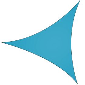 Shade Sail Patio Cover Shade Canopy Camping Sail Awning Sail Sunscreen Shelter Triangle Cover For Kindergarten Playground Outdoor (Option: SunShadeCanopy13InBLUSunShadeCanopy13InBLU)