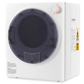 Only Supports Self Pickup-Portable Dryer, Electric Dryer With Stainless Steel Inner Drum For Apartments, RVs, Dorms, Compact Dryer For Tight Spac (Color: White)