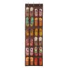 Over the Door Shoes Rack 24-Mesh-Pocket Organizer 6-Layer Hanging Storage Shelf for Shoes Slippers Small Toys Closet Cabinet