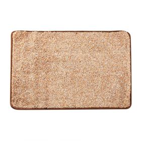 28"x18" Doormat Super Absorbent Entry Welcome Mat Non-Slip Rubber Backing Rug for Entrance Kitchen Bedroom Bathroom (Option: DoorMatBeigeDoorMatBeige)