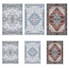 8x10FT Vintagerea Rug Modern Non Slip Carpet Boho Low Pile Soft Rug Waterproof Machine Washable Rug for Living Room Bedroométchen Dining Room Unde