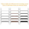 5 Tiers Shoes Rack Shelves 15 Pairs Shoes Storage Organizer Stand Tower Stackable Shoe Holder