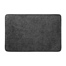 28"x18" Doormat Super Absorbent Entry Welcome Mat Non-Slip Rubber Backing Rug for Entrance Kitchen Bedroom Bathroom (Option: DoorMatBlackDoorMatBlack)