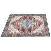 6x9FT Vintagerea Rug Modern Non Slip Carpet Boho Low Pile Soft Rug Waterproof Machine Washable Rug for Living Room Bedroométchen Dining Room Under