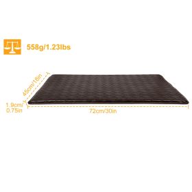 Anti-Fatigue Standing Mat Anti-Slip Memory Foam Floor Mat Water-proof Kitchen Mat (Option: ToolToolkitchenMatBrown)