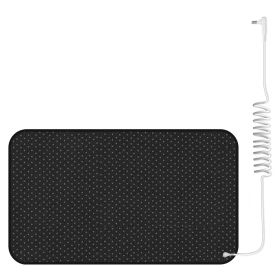 Grounding Mat For Desk Bed With 15FT Grounding Cord For Sleep Energy Pain Relief Indoor Conductive Grounding Mat Anti-Slip PU Leather Grounding Mattre (Option: GroundMatSmallGroundMatSmall)