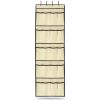 Over the Door Shoes Rack 20-Pocket Organizer 5-Layer Hanging Storage Shelf for Kids Shoes Closet Cabinet Slippers Small Toys