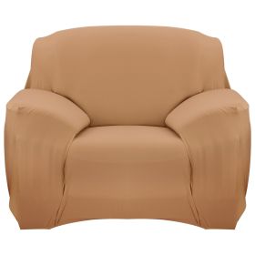 Sofa Cover Printed Stretch Sofa Furniture Cover Soft Sofa Slipcover Polyester Furniture Protector Cover (Option: SofaCoverCamelSofaCoverCamel1S)