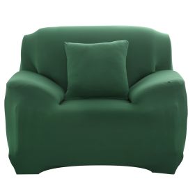 Sofa Cover Printed Stretch Sofa Furniture Cover Soft Sofa Slipcover Polyester Furniture Protector Cover (Option: SofaCoverDKGreenSofaCoverDKGreen1S)