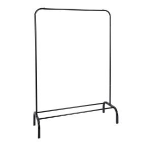 33lbs Loading Garment Racks Freestanding Clothing Racks Clothes Rack Stands Organizer with Bottom Shelf for Dormitory Home (Option: GarmentRackBlackGarmentRackBlack)