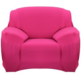 Sofa Cover Printed Stretch Sofa Furniture Cover Soft Sofa Slipcover Polyester Furniture Protector Cover (Option: SofaCoverRoseRedSofaCoverRoseRed1S)