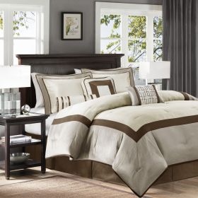 7 Piece Comforter Set (Color: as Pic)