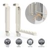 2Pcs Over The Door Hanger Hooks For Clothes Foldable Clothes Drying Rack For Laundry Coats Towels Portable Clothing Hanger Hook For 1.81In Thickness D
