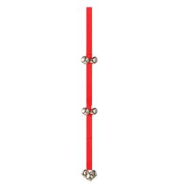 Dog Doorbells Adjustable Pet Doorbells Dog Potty Bells for Dog Training 7 Extra Large Loud 1.4oorBells (Option: DogTrainDoorBellRedDogTrainDoorBellRed)