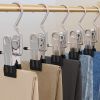 30 Pack Hanging Clips for Closet Multifunctional Clothes Pins Heavy Duty Space-saving Laundry Hooks for Boots Jeans Hats Towels Socks Pants Handbags T