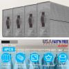 4Pcs Bed Sheet Set Organizers Foldable Bedsheets Storage Bins For Clothing Duvet Cover Pillowcase King Queen Bedsheet Closet Bedding Container With La