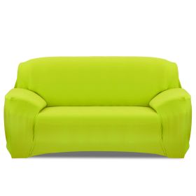 Sofa Cover Printed Stretch Sofa Furniture Cover Soft Sofa Slipcover Polyester Furniture Protector Cover (Option: SofaCoverGreenSofaCoverGreen3S)